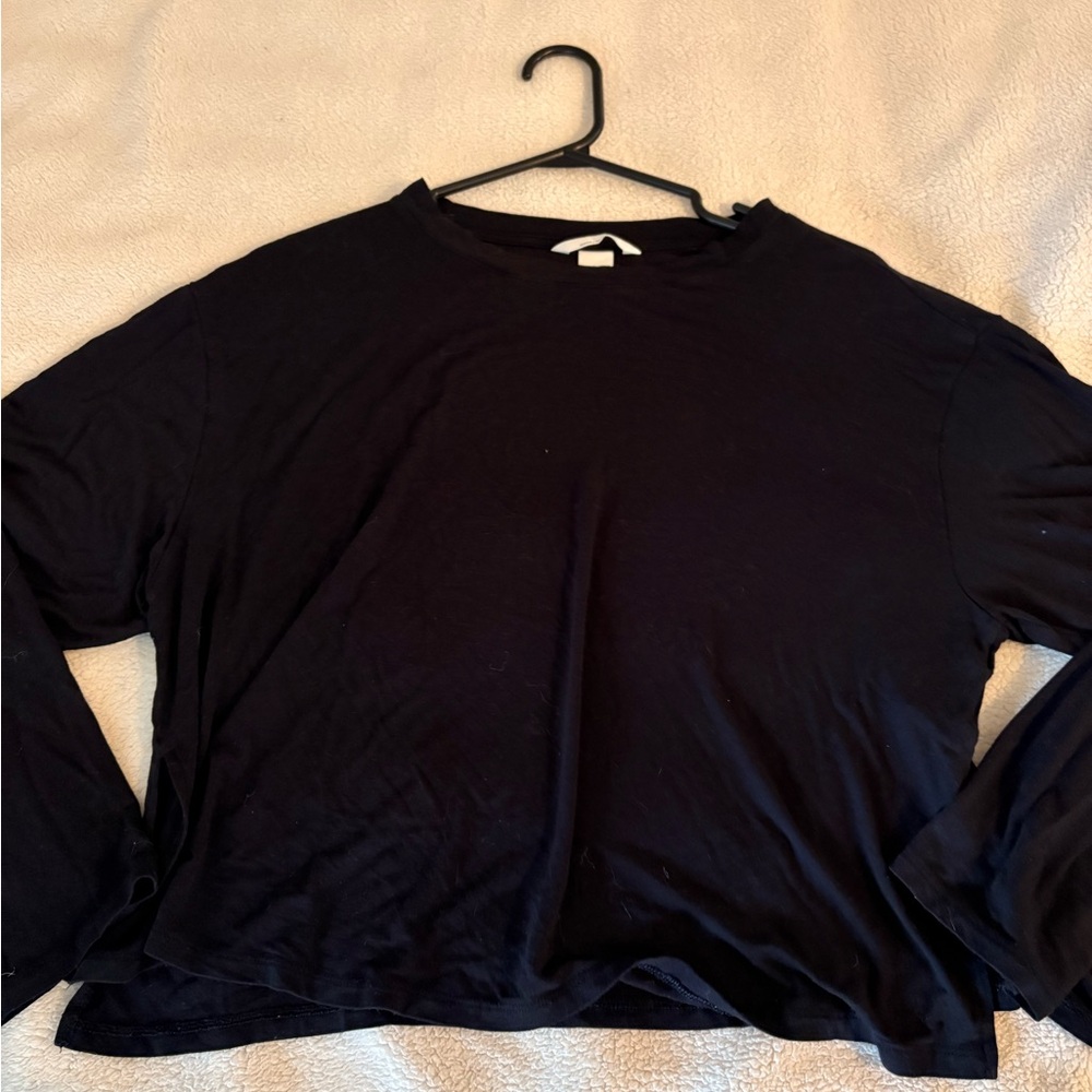 H&M Black Long Sleeve Tee